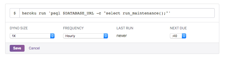 pg_partman Scheduler