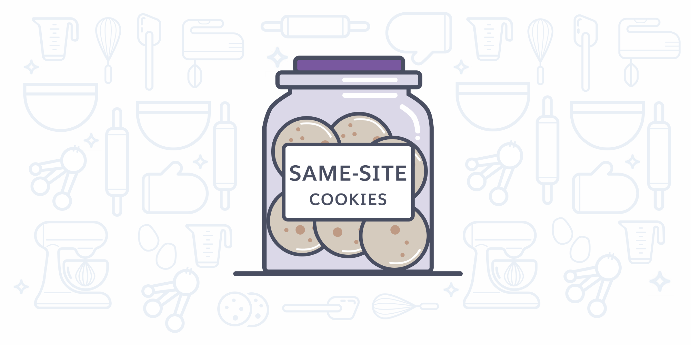 Blog post cover image showing a jar with cookies in it