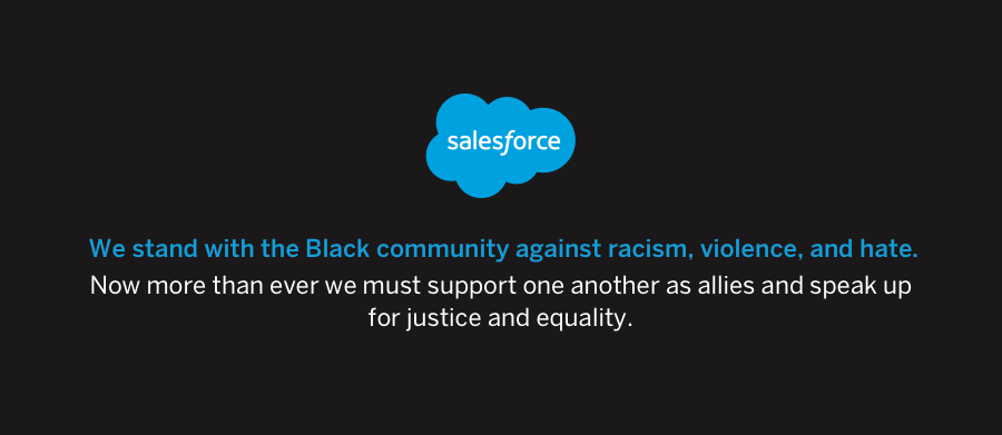 We stand with the Black community against racism, violence, and hate.