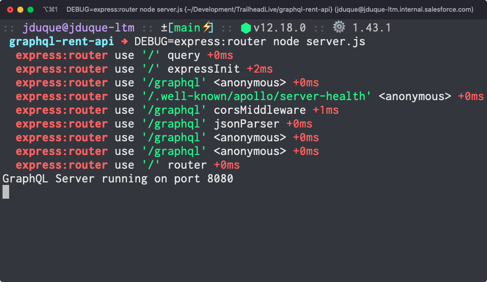 Debug module filtered output